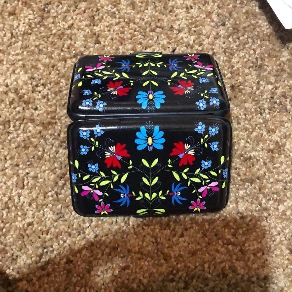 RFID Wallet Floral Print 
